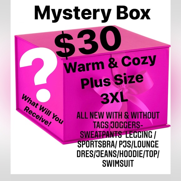 💯 MYSTERY BOX $30.00 💯 ALL NWT & NWOT 💯 💯 Plus Size 1X-3XL Cozy & Comfy 💯 - Picture 2 of 2